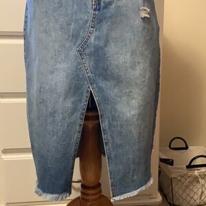 So brand longer Length Jean skirt, new